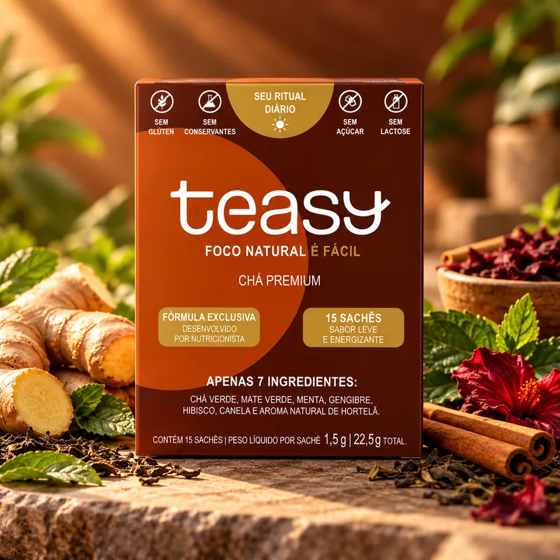 Embalagem TEASY FOCO NATURAL