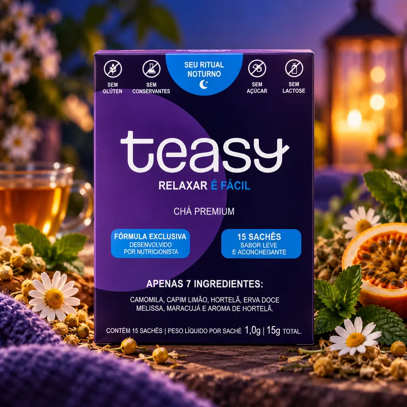 Embalagem TEASY RELAXAR